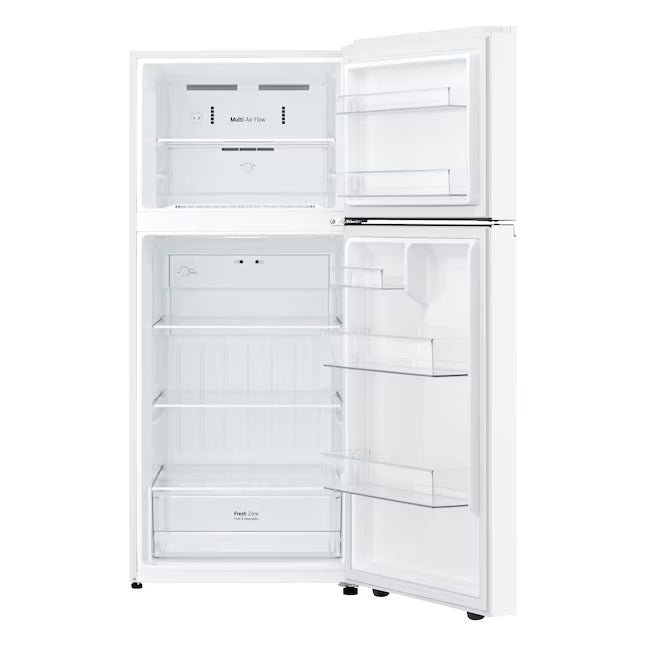 LG 28-inch 18 cu. ft. Garage Ready Top Freezer Refrigerator 22131SD110 - LT18S2100W - Scratch & Dent (Minor)
