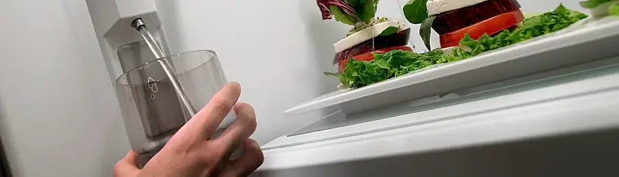 Pictures of JennAir RISE 21.9 Cu. Ft. French Door Counter-Depth Refrigerator with Gourmet Bay Drawer and TriSensor Climate Control in Stainless Steel JFFCF72DKL - Scratch & Dent (Minor) - Neu Appliance Outlet - Discount Appliance Outlet in Austin, Tx