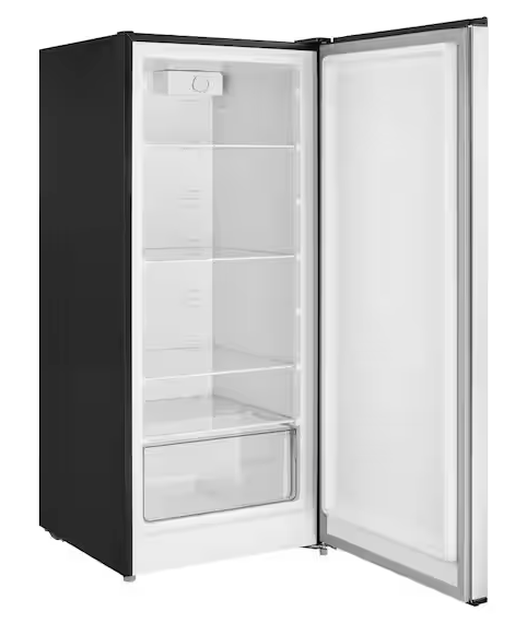 Vissani 7.1 cu. ft. Manual Defrost Convertible Upright Freezer in Stainless Steel Look MDUFC7SS4 - Scratch & Dent (Minor)