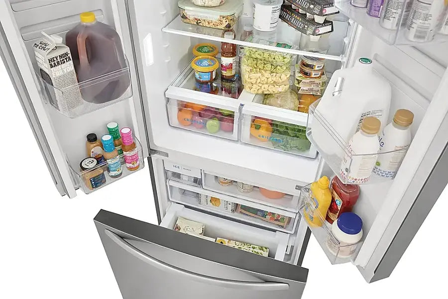 Pictures of Frigidaire 31" Wide 18 Cu. Ft. Counter-Depth French Door Refrigerator 3SD662 - FRFG1723AV - Scratch & Dent (Minor) - Neu Appliance Outlet - Discount Appliance Outlet in Austin, Tx