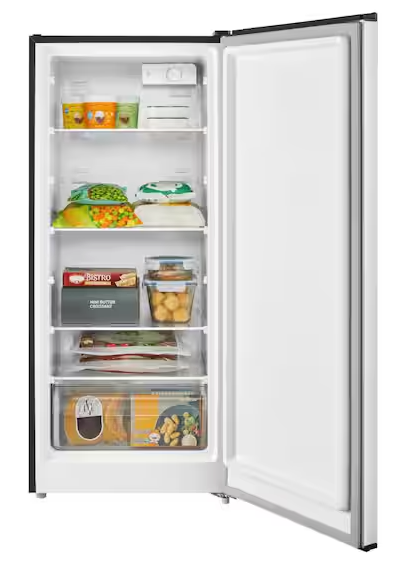 Pictures of Vissani 7.1 cu. ft. Manual Defrost Convertible Upright Freezer in Stainless Steel Look MDUFC7SS4 - Scratch & Dent (Minor) - Neu Appliance Outlet - Discount Appliance Outlet in Austin, Tx
