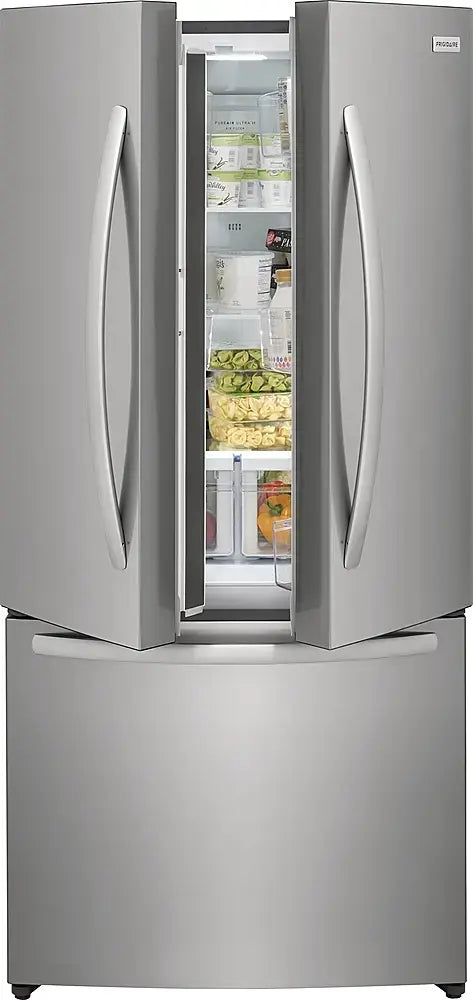 Pictures of Frigidaire 31" Wide 18 Cu. Ft. Counter-Depth French Door Refrigerator 3SD662 - FRFG1723AV - Scratch & Dent (Minor) - Neu Appliance Outlet - Discount Appliance Outlet in Austin, Tx