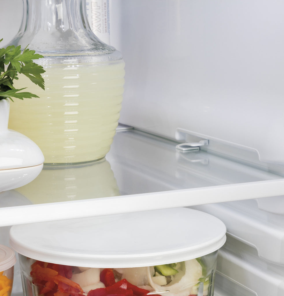 Pictures of GE 21.8 Cu. Ft. Counter-Depth Fingerprint Resistant Side-By-Side Refrigerator GZS221YN - New in Box - Neu Appliance Outlet - Discount Appliance Outlet in Austin, Tx