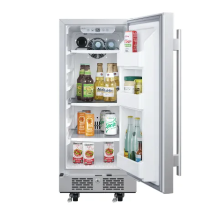 Pictures of Avallon 3.35-cu ft Mini Fridge in Stainless Steel AFR152SSODRH - New in Box - Neu Appliance Outlet - Discount Appliance Outlet in Austin, Tx