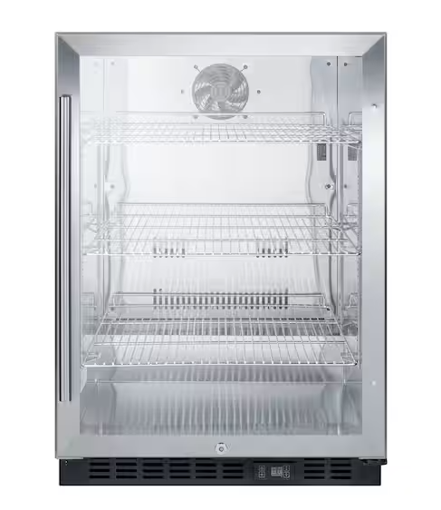 Pictures of Summit 24 in. 5 cu. ft. Commercial Refrigerator in Black SCR610BL - New in Box - Neu Appliance Outlet - Discount Appliance Outlet in Austin, Tx