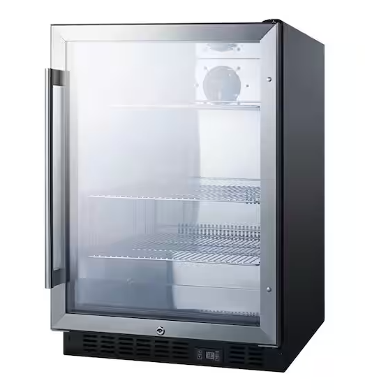 Pictures of Summit 24 in. 5 cu. ft. Commercial Refrigerator in Black SCR610BL - New in Box - Neu Appliance Outlet - Discount Appliance Outlet in Austin, Tx