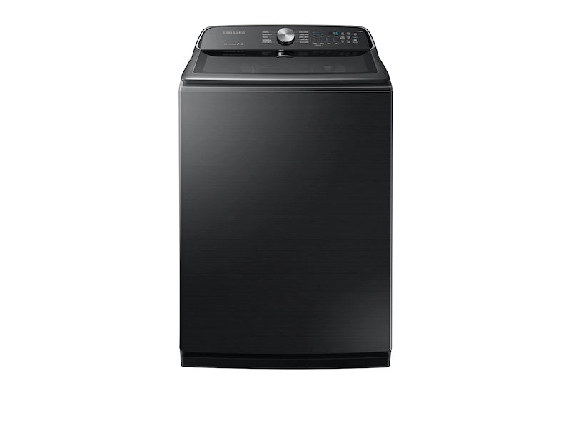 Pictures of Samsung 5.4 cu. ft. Top Load Washer with Active WaterJet in Black Stainless Steel WA54R7200AV - Certified Refurbished - Neu Appliance Outlet - Discount Appliance Outlet in Austin, Tx