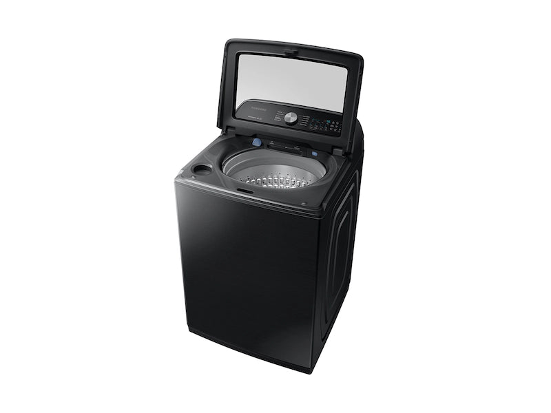 Pictures of Samsung 5.4 cu. ft. Top Load Washer with Active WaterJet in Black Stainless Steel WA54R7200AV - Certified Refurbished - Neu Appliance Outlet - Discount Appliance Outlet in Austin, Tx
