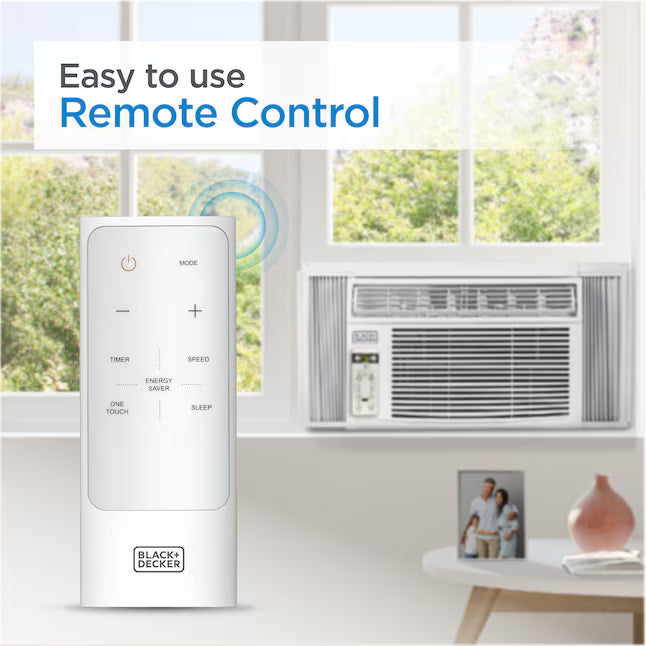 Black+Decker 14300 BTU Window Air Conditioner with Remote Control Cools Up to 700 Square Feet in White tstSA86 - BD145WT6 - New in Box
