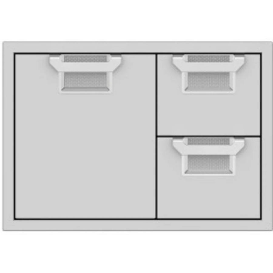 Hestan 30-Inch Double Drawer And Single Storage Door Combo AESDR30 - Open Box
