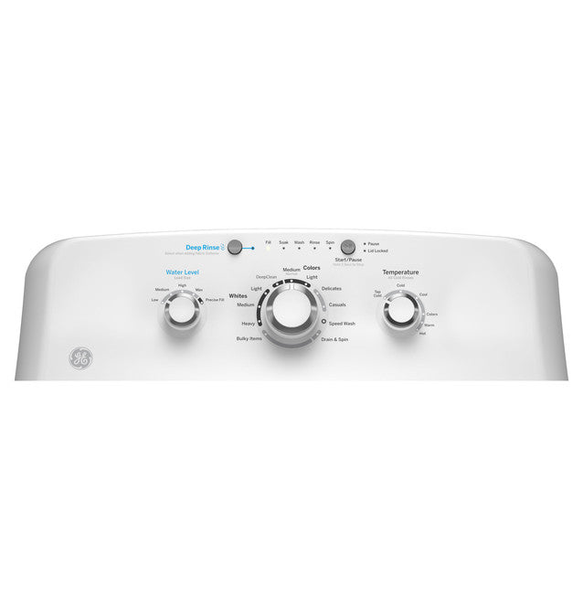 GE® 4.0 cu. ft. Capacity Washer with Stainless Steel Basket and Water Level Control 25134SD466 - GTW325ASWWW - Scratch & Dent (Moderate)