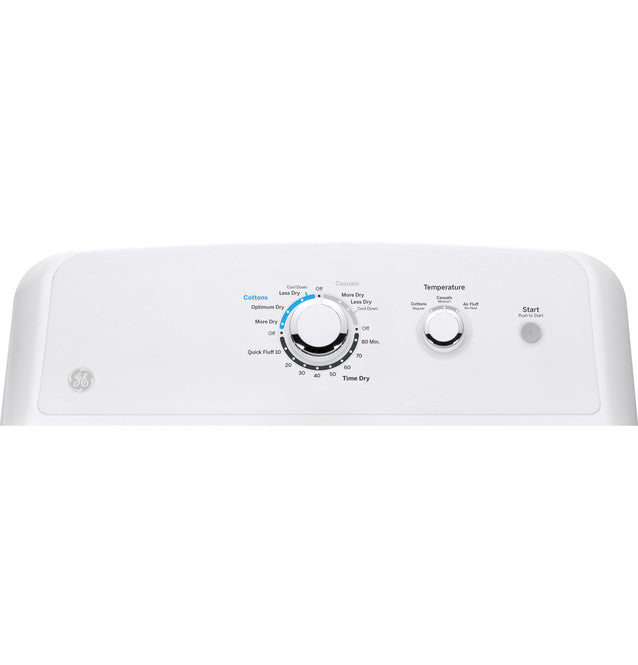 GE® 7.2 cu. ft. Capacity Aluminized Alloy Drum Electric Dryer 251312SD1073 - GTD33EASKWW - Scratch & Dent (Minor)