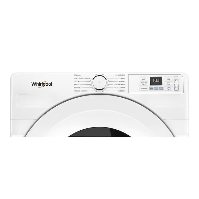 Whirlpool White Front Load Energy Star 4.5 Cu. Ft. Washer with Tumble Fresh Option WFW4720RW - Open Box and Whirlpool 7.4 cu. ft. ENERGY STAR® Front Load Electric Dryer with Wrinkle Shield™ Option WED4720RW - Scratch & Dent (Minor)