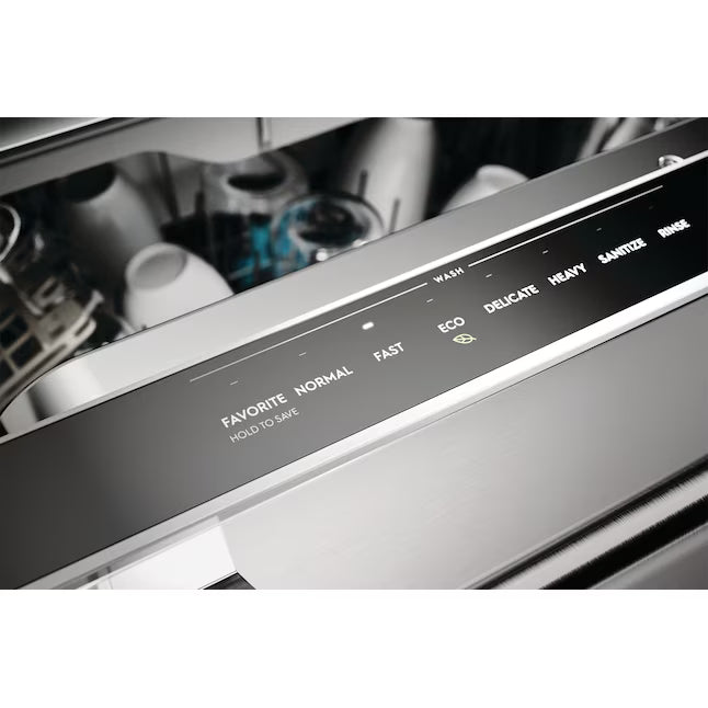 Frigidaire Gallery 24 in. Smudge-Proof Stainless Steel ENERGY STAR Top Control Built In Dishwasher with Third Rack 22133SD171 - GDSH4715AF - Scratch & Dent (Minor)