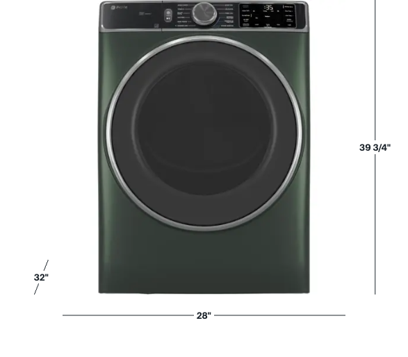Pictures of GE Profile™ ENERGY STAR® 7.8 cu. ft. Capacity Smart Front Load Electric Dryer with Steam and Sanitize Cycle PFD95ESPWGN - New in Box - Neu Appliance Outlet - Discount Appliance Outlet in Austin, Tx