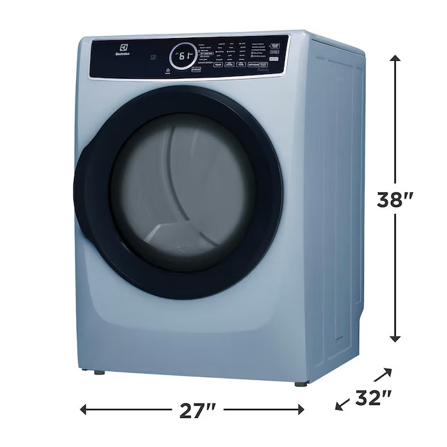Electrolux 27 in. 4.5 cu.ft. HE Front Load ENERGY STAR Washer with LuxCare Wash System ELFW7437AG - Open Box and Electrolux 8 cu.ft. Electric Dryer vented Front Load Perfect Steam Dryer with Instant Refresh 16273 - ELFE7437AG - Open Box