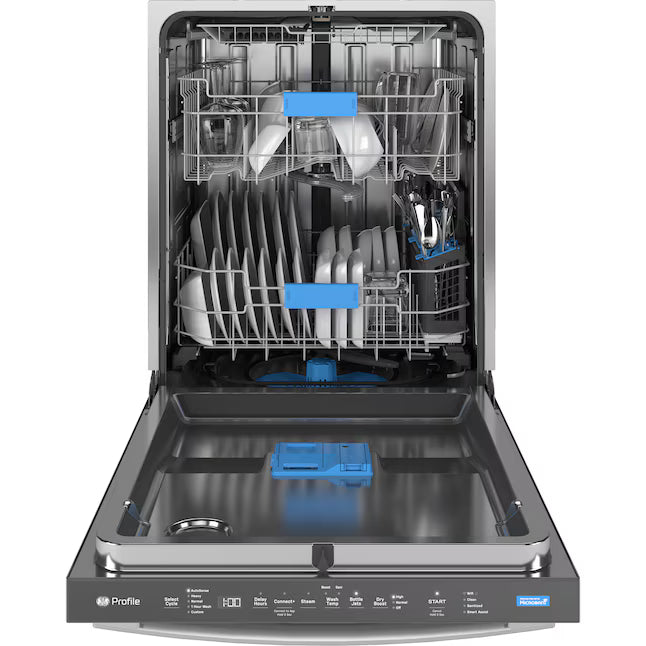 GE Profile™ ENERGY STAR® Fingerprint Resistant Top Control Stainless Interior Dishwasher with Microban™ Antimicrobial Technology 30134SD212 - PDT715SYVFS - Scratch & Dent (Major)