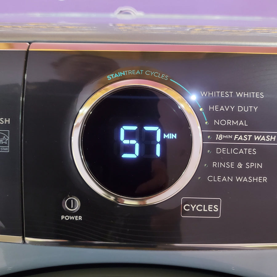 Electrolux 27 in. 4.5 cu.ft. HE Front Load ENERGY STAR Washer with LuxCare Wash System 22137380 - ELFW7437AG - Scratch & Dent (Minor)