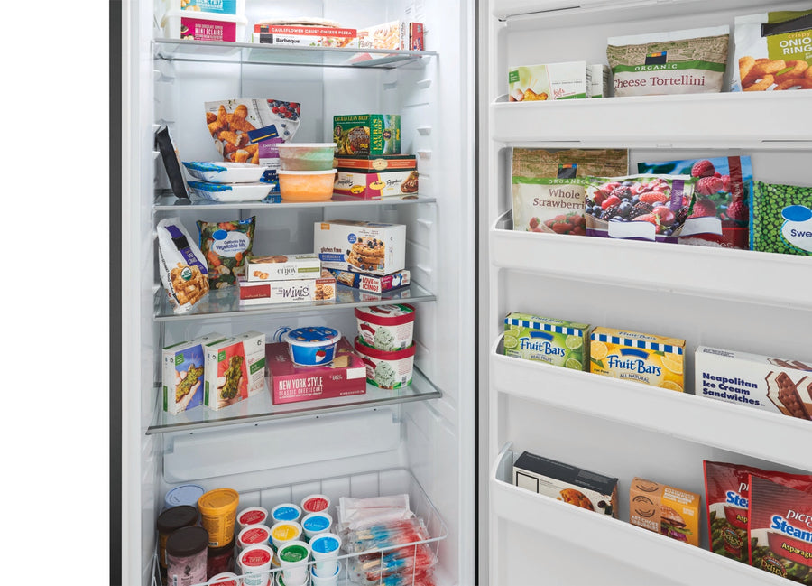 Frigidaire 20 Cu. Ft. Garage Ready Upright Freezer in Carbon 20132SD378 - FRUF2020AN - Scratch & Dent (Moderate)