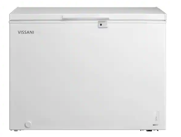Vissani 8.8 cu. ft. Manual Defrost Convertible Garage Ready Chest Freezer in White, Powered by Hubspace SA328 - MDCF9WH - Scratch & Dent (Moderate)