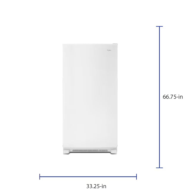Whirlpool 20 cu. ft. Upright Freezer with LED Lighting with Fast Freeze WZF34X20DW - New in Box