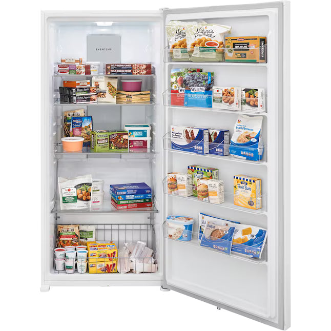 Frigidaire 20 Cu. Ft. ENERGY STAR Garage Ready Carbon Upright Freezer with EvenTemp™ Cooling System 22442648 - FFUE2024AN - Scratch & Dent (Minor)