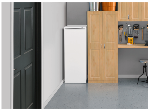 Frigidaire White 22 Inch Upright 6 Cu. Ft. Freezer with Manual Defrost SA655 - FFUM0623AW - Scratch & Dent (Minor)
