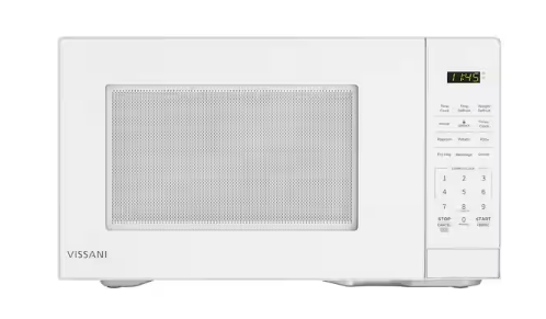 Vissani 1.1 cu. ft. 1000-Watt Countertop Microwave in White 251316SD1183 - EM0P042KVWCL - Scratch & Dent (Minor)