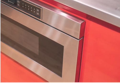 Hestan 30 Inch Drawer Microwave with 1.2 cu. ft. Capacity, Low-Profile Drawer Design, Automatic Drawer System, 11 Power Levels, 12 Sensor Cook, Reheat, and Popcorn Settings KMWR30 - Open Box