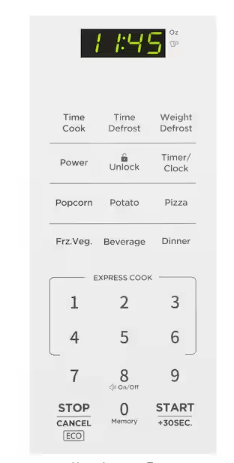 Vissani 1.1 cu. ft. 1000-Watt Countertop Microwave in White 251316SD1183 - EM0P042KVWCL - Scratch & Dent (Minor)