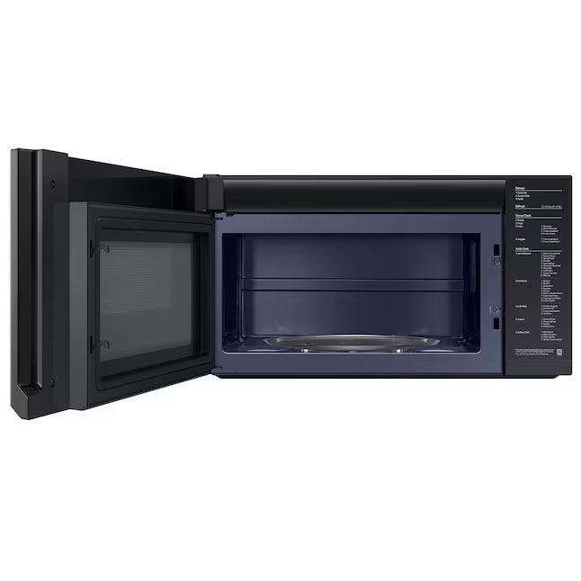 Samsung 2.1 cu. ft. Over-the-Range Microwave with Wi-Fi in Fingerprint Resistant Stainless Steel SA316 - ME21DG6300SR - Open Box