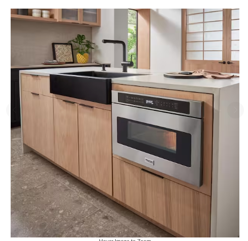 Thor 24 in. W 1.2 cu. ft. Built-In Microwave Drawer with Easy Touch Control in Stainless Steel TMD2401 - Scratch & Dent (Minor)
