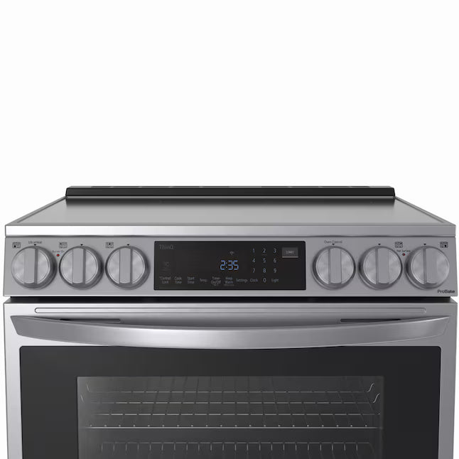 LG 6.3 cu. ft. Smart Wi-Fi Enabled ProBake Convection® InstaView® Electric Slide-In Range with Air Fry LSEL6335FE - Scratch & Dent (Minor)