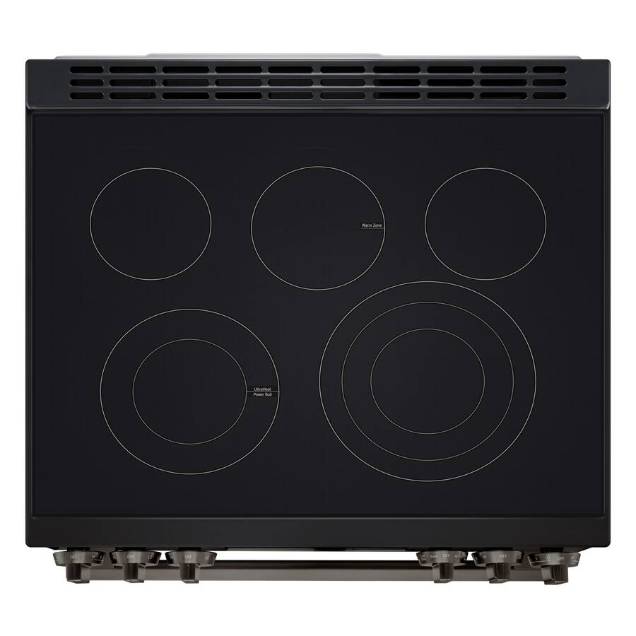 LG 6.3 cu. ft. Smart Electric Slide-in Range with InstaView®, ProBake Convection®, and Air Fry 3SD911 - LSEL6335ZE - Open Box