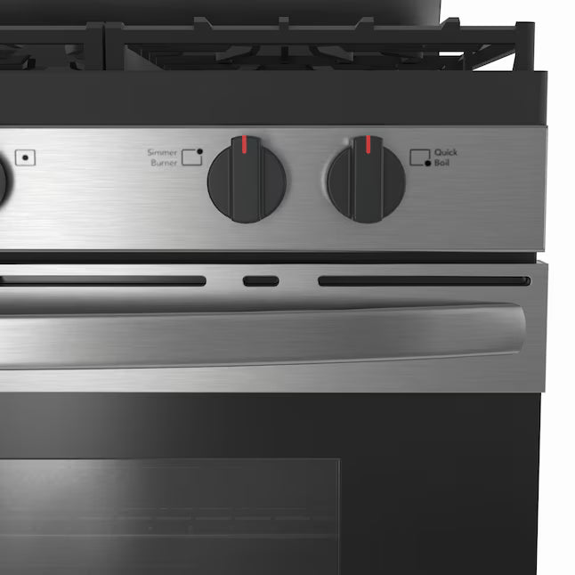Frigidaire 5.3 Cu ft. Freestanding Electric Range with Quick Boil Element in Stainless Steel FCRG3052BS - Scratch & Dent (Minor)