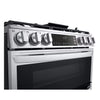 LG 6.9 cu. ft. Smart Gas Double Oven Slide-in Range with InstaView®, ProBake® Convection, Air Fry, and Air Sous Vide 3SD906 - LTGL6937F - Open Box