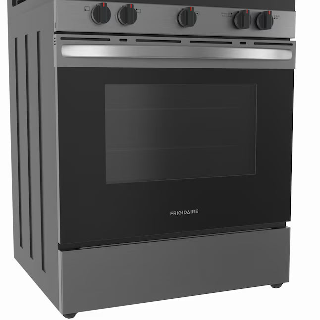Frigidaire 5.3 Cu ft. Freestanding Electric Range with Quick Boil Element in Stainless Steel FCRG3052BS - Scratch & Dent (Minor)