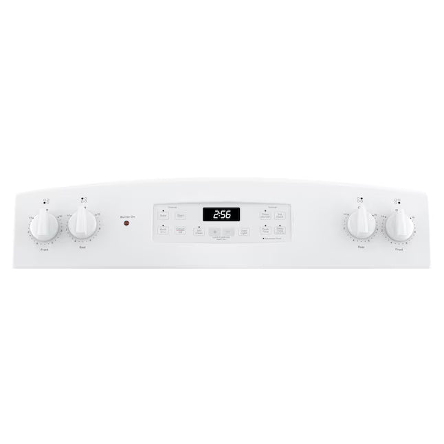 GE 5.0 cu. ft. Freestanding 4 Heating Element Electric Range with Dual Element Baking in White GE9885 - JB256DMWW - New in Box