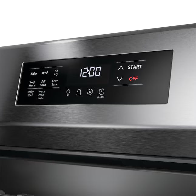 Frigidaire Stainless Steel Gas Range with Air Fry and Five Burner Cooktop 20531SD475 - FCRG3083AS - Open Box