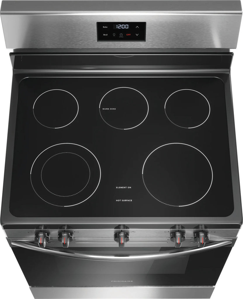 Pictures of Frigidaire 30" 5 Burner Element Electric Range FCRE3052BS - Open Box - Neu Appliance Outlet - Discount Appliance Outlet in Austin, Tx