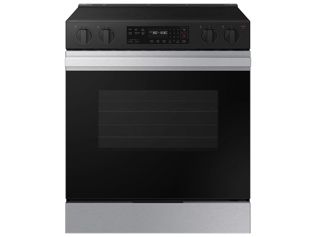 Pictures of Samsung Bespoke Slide-in Electric Range in Stainless Steel 3SD627 - NSE6DG8100SR - Open Box - Neu Appliance Outlet - Discount Appliance Outlet in Austin, Tx