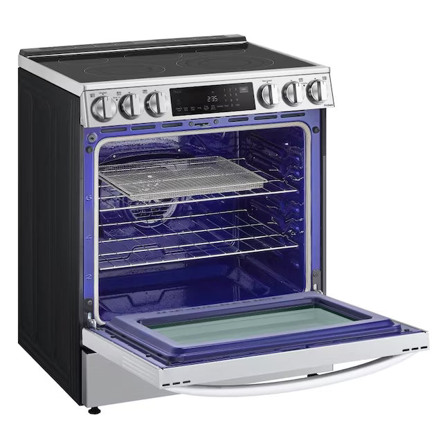 LG 6.3 cu. ft. Smart Wi-Fi Enabled ProBake Convection® InstaView® Electric Slide-In Range with Air Fry LSEL6335FE - Scratch & Dent (Minor)