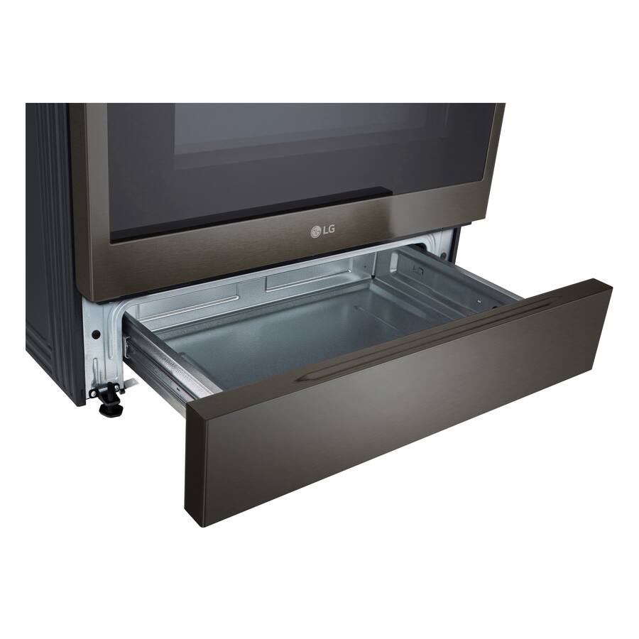 LG 6.3 cu. ft. Smart Electric Slide-in Range with InstaView®, ProBake Convection®, and Air Fry 3SD911 - LSEL6335ZE - Open Box