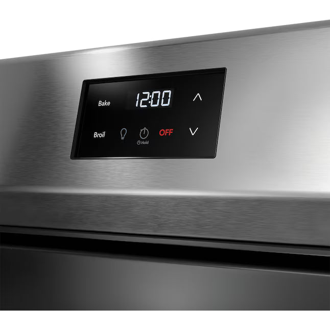 Frigidaire 5.3 Cu ft. Freestanding Electric Range with Quick Boil Element in Stainless Steel FCRG3052BS - Scratch & Dent (Minor)