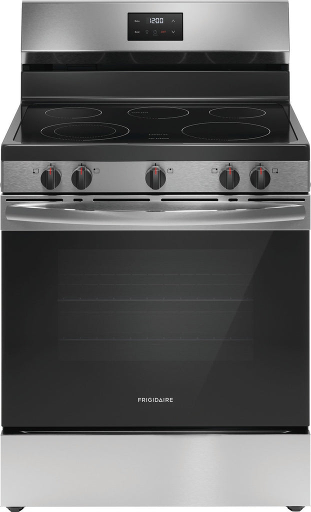 Pictures of Frigidaire 30" 5 Burner Element Electric Range FCRE3052BS - Open Box - Neu Appliance Outlet - Discount Appliance Outlet in Austin, Tx