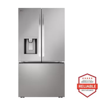 LG 26 cu. ft. Counter-Depth MAX™, French Door Refrigerator, with Craft Ice™ 31135SD273 - LRRXC2606S - Scratch & Dent (Major)
