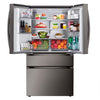 LG 29 cu. ft. Smart Standard-Depth MAX™ 4-Door French Door Refrigerator with Full-Convert Drawer™ 3SD929 - LF29H8330D - Scratch & Dent (Minor)