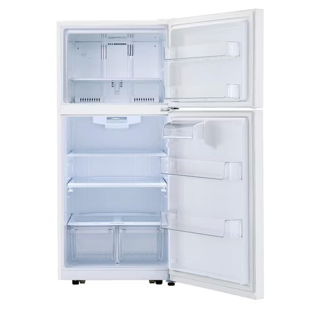 LG White 30 Inch Wide Top Freezer 20 Cu. Ft. Refrigerator with Electronic Temperature Controls and LoDecibel Quiet Operation LTCS20020W - Scratch & Dent (Minor)