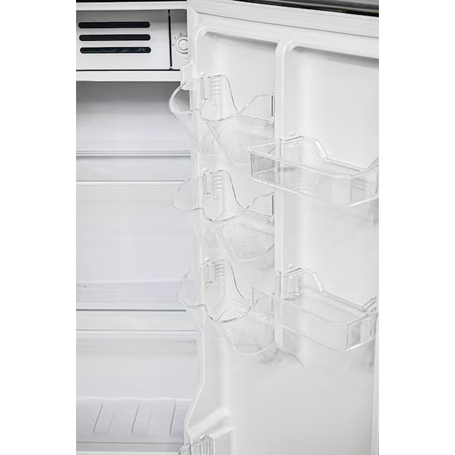 Frigidaire 3.2 cu. ft. Retro Vintage Compact Mini Refrigerator with Freezer with Platinum Door Design SA114 - EFR323 - Open Box
