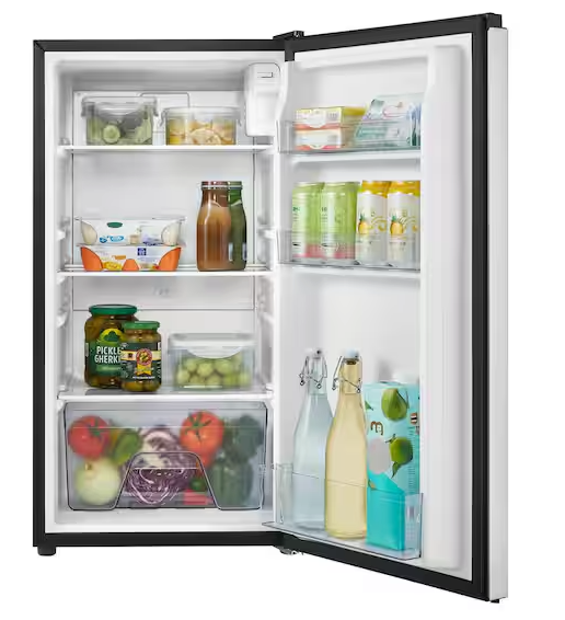 Vissani 3.2 cu. ft. Mini Refrigerator in Stainless Steel, ENERGY STAR HVAR32SE - Open Box